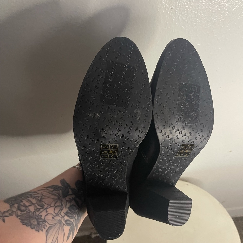 Black Heeled Bootie - Picture 2 of 3